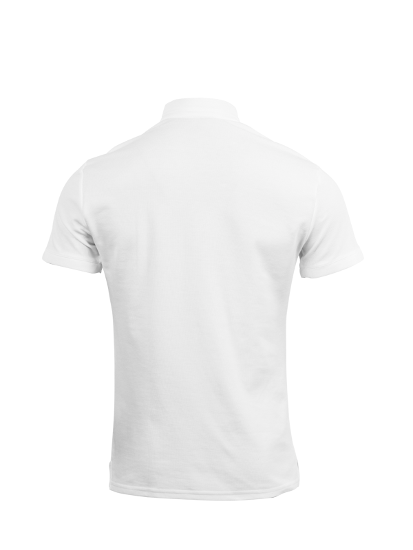 Polo manches courtes - AGUA - Blanc