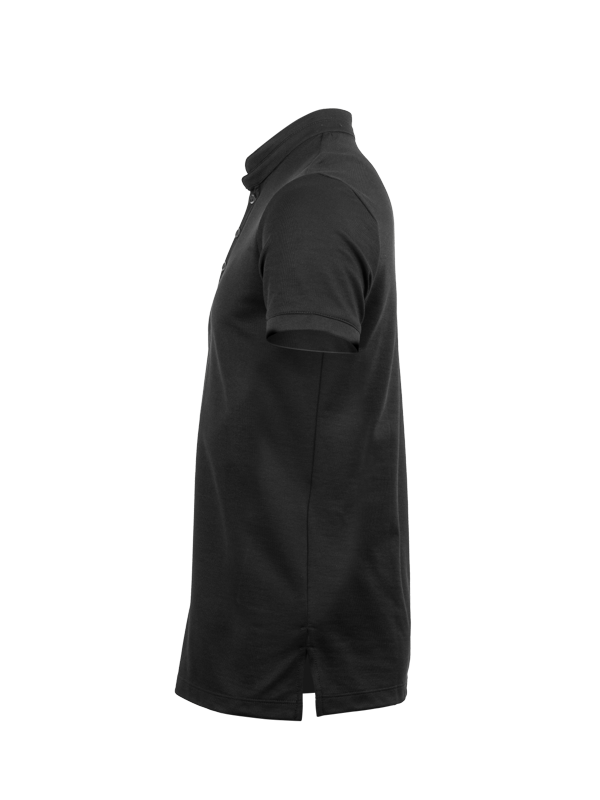 Polo manches courtes - AGUA - Noir