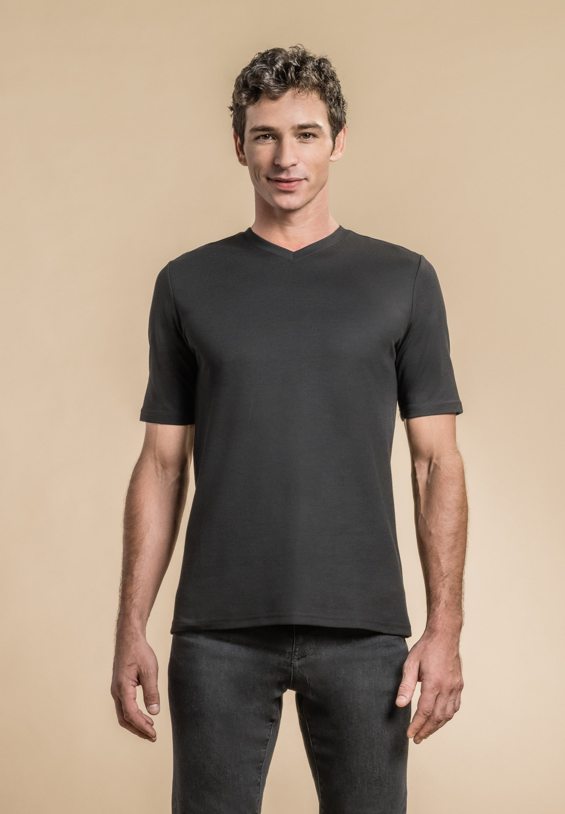 T-Shirt manches courtes - ALPHA - Noir