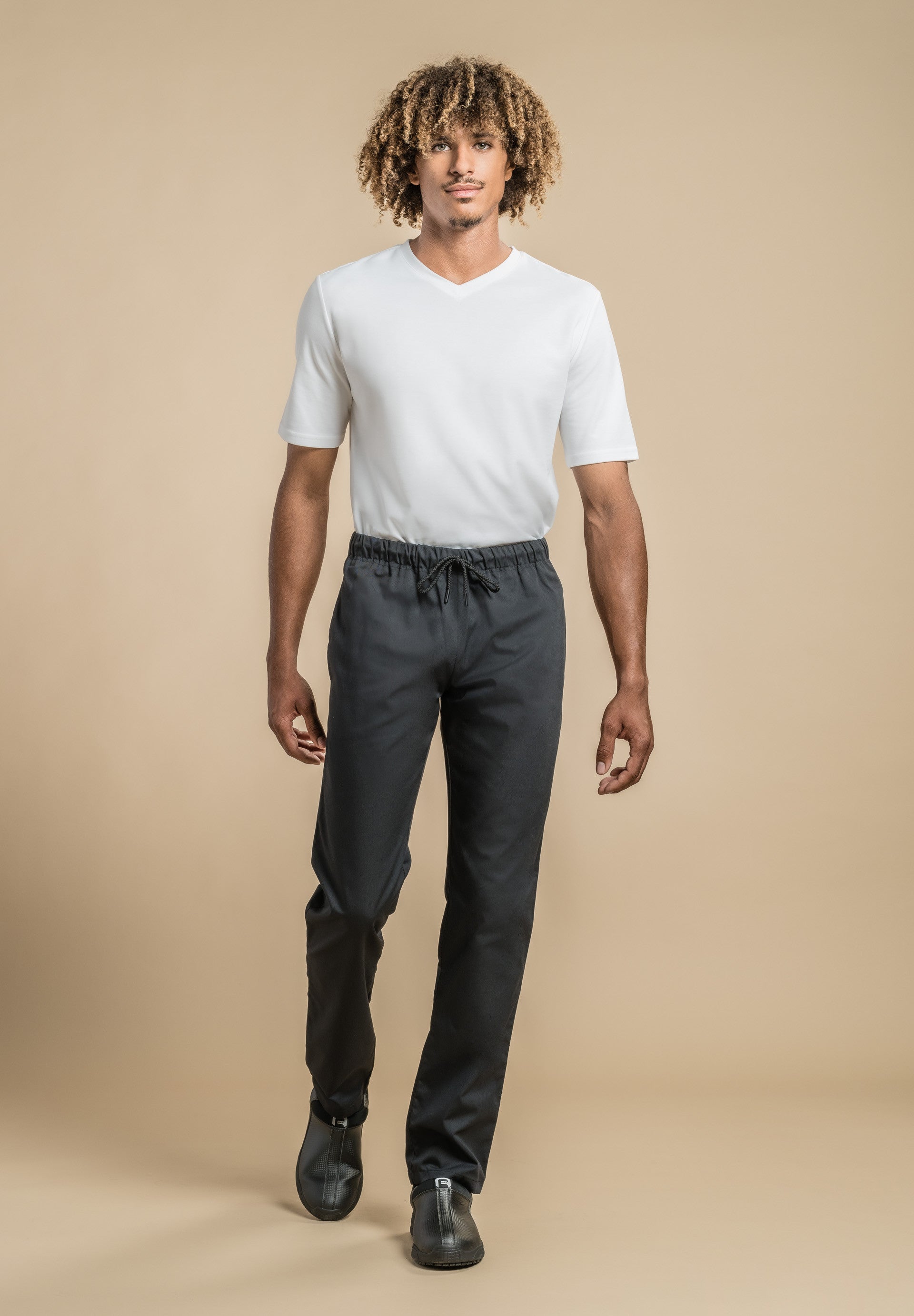 Pantalon de cuisine mixte MISTRAL - Noir