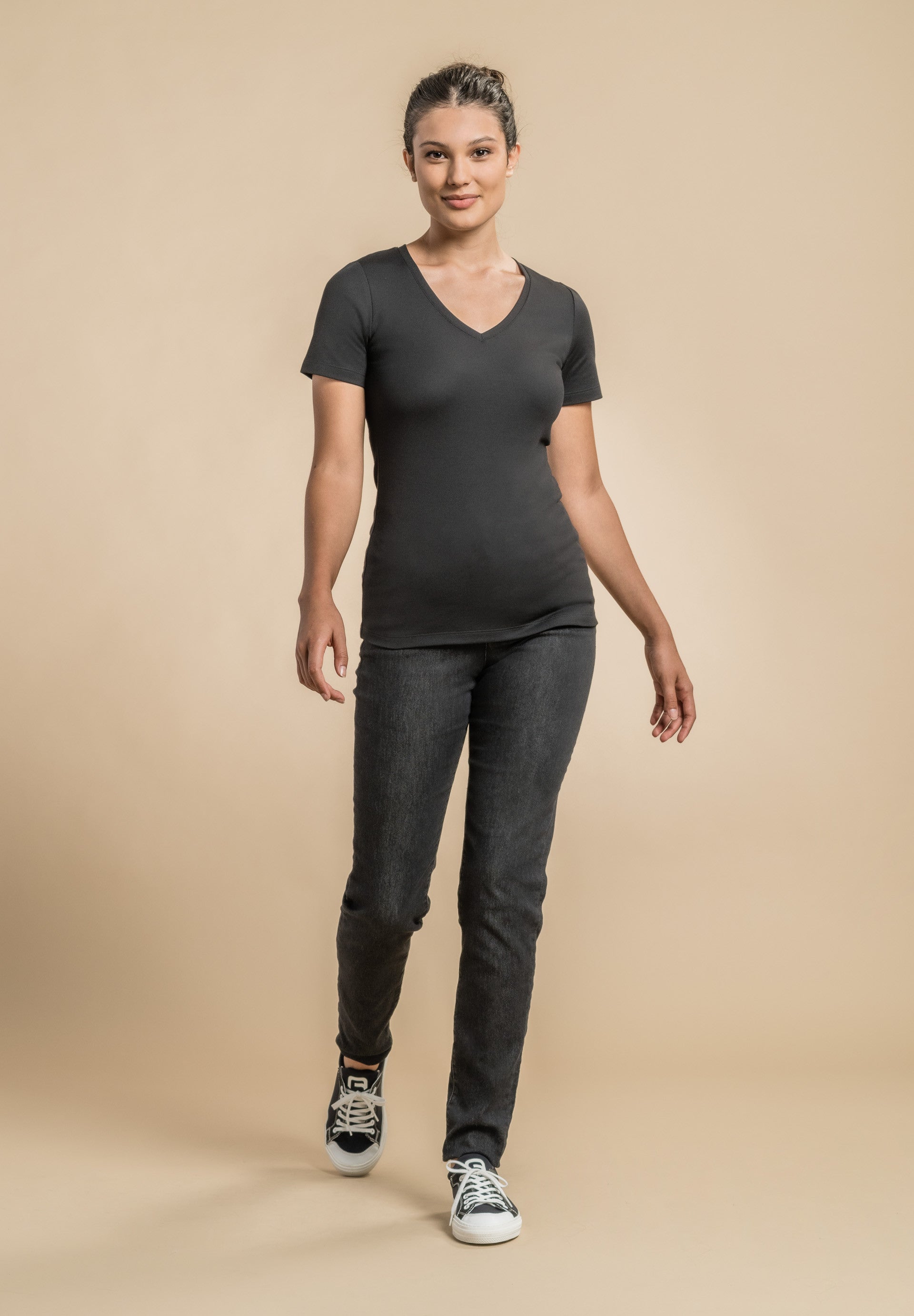 T-shirt manches courtes -OMEGA - Noir