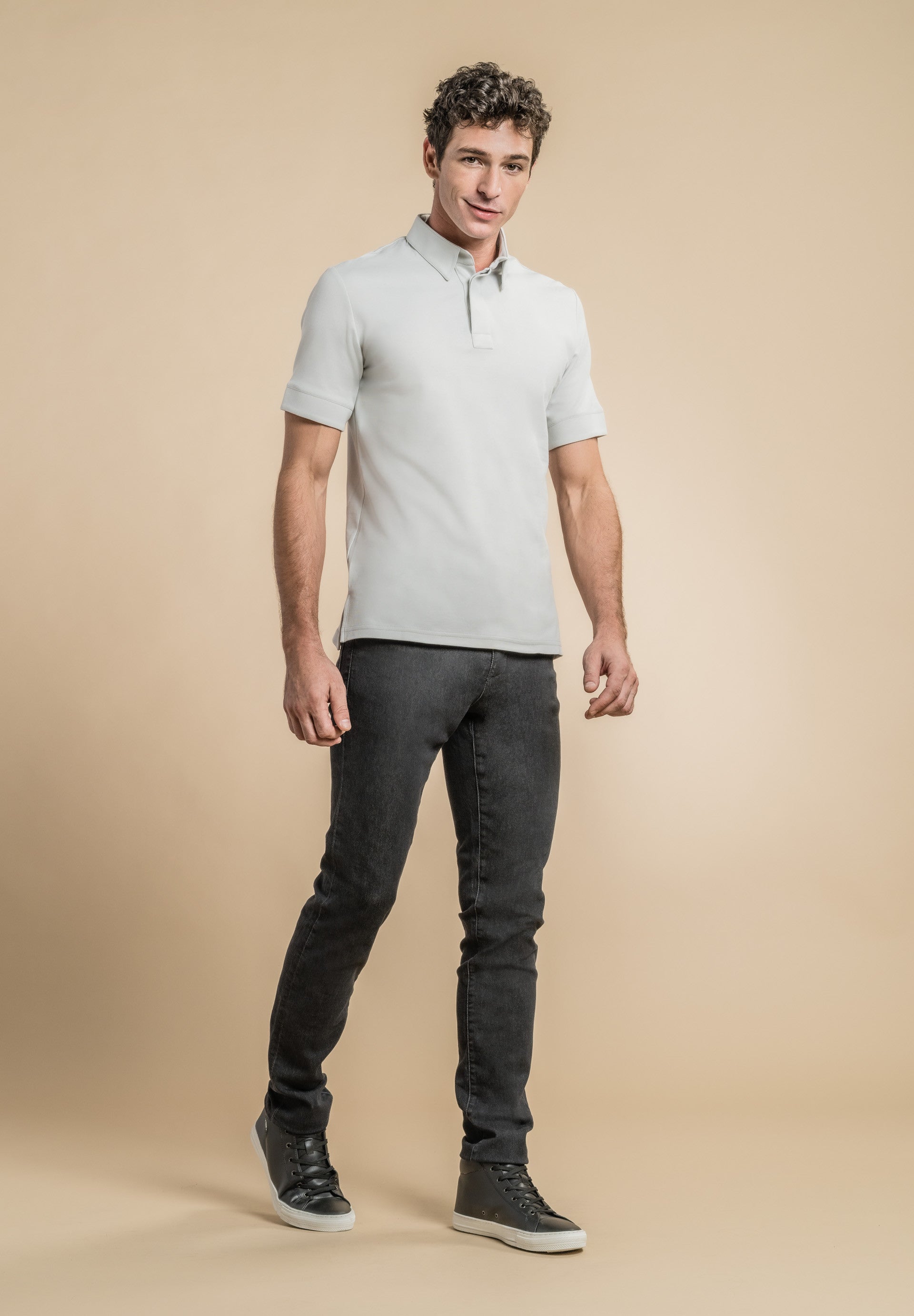 Polo manches courtes - OXO - Acier