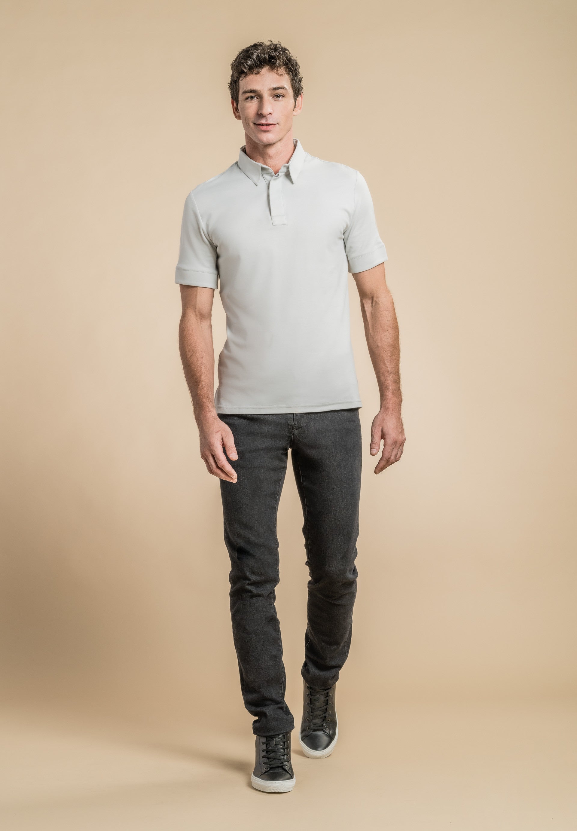 Polo manches courtes - OXO - Acier