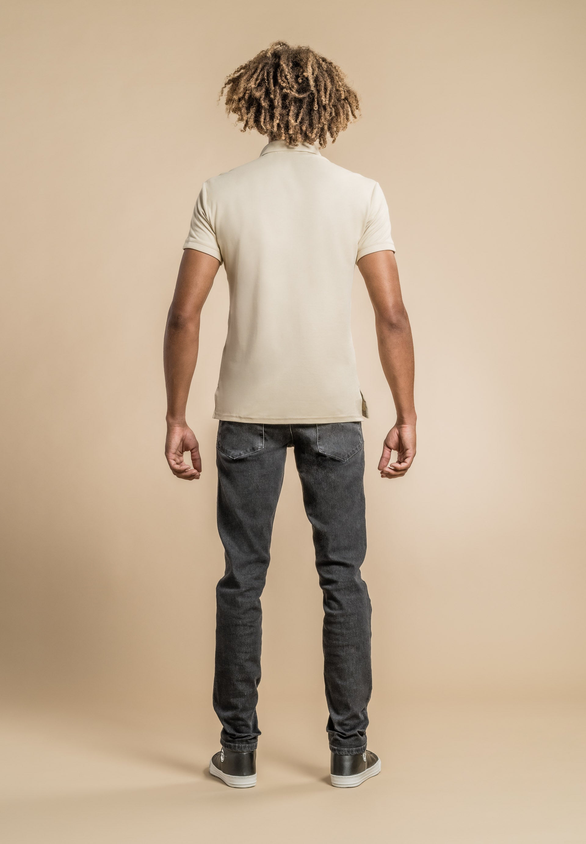 Polo manches courtes - OXO - Ficelle