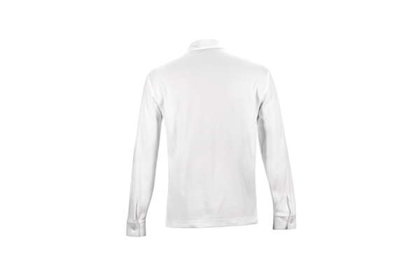 Polo manches longues - OXO - Blanc