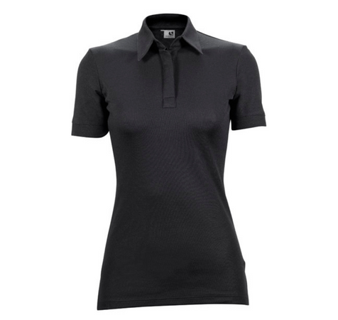 Polo à manches courtes - UNA - Noir